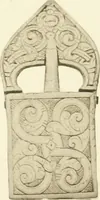 An illustration from Catalogue of the ivory carvings of the Christian era with examples of Mohammedan art and carvings in bone in the Department of British and Mediaeval Antiquities and Ethnography of the British Museum (1909)