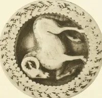 An illustration from Catalogue of the ivory carvings of the Christian era with examples of Mohammedan art and carvings in bone in the Department of British and Mediaeval Antiquities and Ethnography of the British Museum (1909)