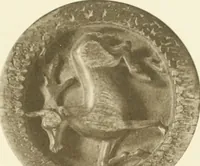 An illustration from Catalogue of the ivory carvings of the Christian era with examples of Mohammedan art and carvings in bone in the Department of British and Mediaeval Antiquities and Ethnography of the British Museum (1909)
