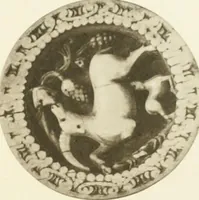 An illustration from Catalogue of the ivory carvings of the Christian era with examples of Mohammedan art and carvings in bone in the Department of British and Mediaeval Antiquities and Ethnography of the British Museum (1909)