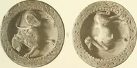 An illustration from Catalogue of the ivory carvings of the Christian era with examples of Mohammedan art and carvings in bone in the Department of British and Mediaeval Antiquities and Ethnography of the British Museum (1909)