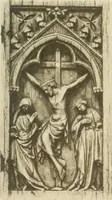 An illustration from Catalogue of the ivory carvings of the Christian era with examples of Mohammedan art and carvings in bone in the Department of British and Mediaeval Antiquities and Ethnography of the British Museum (1909)