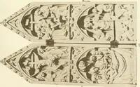 An illustration from Catalogue of the ivory carvings of the Christian era with examples of Mohammedan art and carvings in bone in the Department of British and Mediaeval Antiquities and Ethnography of the British Museum (1909)
