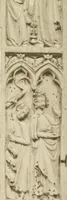 An illustration from Catalogue of the ivory carvings of the Christian era with examples of Mohammedan art and carvings in bone in the Department of British and Mediaeval Antiquities and Ethnography of the British Museum (1909)