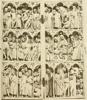 An illustration from Catalogue of the ivory carvings of the Christian era with examples of Mohammedan art and carvings in bone in the Department of British and Mediaeval Antiquities and Ethnography of the British Museum (1909)