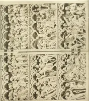 An illustration from Catalogue of the ivory carvings of the Christian era with examples of Mohammedan art and carvings in bone in the Department of British and Mediaeval Antiquities and Ethnography of the British Museum (1909)