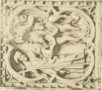 An illustration from Catalogue of the ivory carvings of the Christian era with examples of Mohammedan art and carvings in bone in the Department of British and Mediaeval Antiquities and Ethnography of the British Museum (1909)