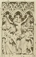 An illustration from Catalogue of the ivory carvings of the Christian era with examples of Mohammedan art and carvings in bone in the Department of British and Mediaeval Antiquities and Ethnography of the British Museum (1909)