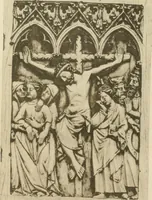 An illustration from Catalogue of the ivory carvings of the Christian era with examples of Mohammedan art and carvings in bone in the Department of British and Mediaeval Antiquities and Ethnography of the British Museum (1909)