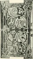 An illustration from Catalogue of the ivory carvings of the Christian era with examples of Mohammedan art and carvings in bone in the Department of British and Mediaeval Antiquities and Ethnography of the British Museum (1909)