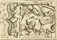 An illustration from Catalogue of the ivory carvings of the Christian era with examples of Mohammedan art and carvings in bone in the Department of British and Mediaeval Antiquities and Ethnography of the British Museum (1909)
