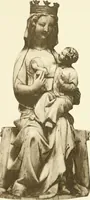 An illustration from Catalogue of the ivory carvings of the Christian era with examples of Mohammedan art and carvings in bone in the Department of British and Mediaeval Antiquities and Ethnography of the British Museum (1909)