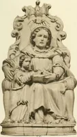 An illustration from Catalogue of the ivory carvings of the Christian era with examples of Mohammedan art and carvings in bone in the Department of British and Mediaeval Antiquities and Ethnography of the British Museum (1909)