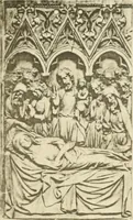 An illustration from Catalogue of the ivory carvings of the Christian era with examples of Mohammedan art and carvings in bone in the Department of British and Mediaeval Antiquities and Ethnography of the British Museum (1909)