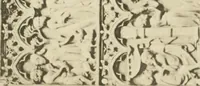 An illustration from Catalogue of the ivory carvings of the Christian era with examples of Mohammedan art and carvings in bone in the Department of British and Mediaeval Antiquities and Ethnography of the British Museum (1909)