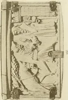 An illustration from Catalogue of the ivory carvings of the Christian era with examples of Mohammedan art and carvings in bone in the Department of British and Mediaeval Antiquities and Ethnography of the British Museum (1909)