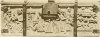 An illustration from Catalogue of the ivory carvings of the Christian era with examples of Mohammedan art and carvings in bone in the Department of British and Mediaeval Antiquities and Ethnography of the British Museum (1909)