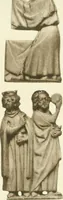 An illustration from Catalogue of the ivory carvings of the Christian era with examples of Mohammedan art and carvings in bone in the Department of British and Mediaeval Antiquities and Ethnography of the British Museum (1909)