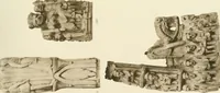 An illustration from Catalogue of the ivory carvings of the Christian era with examples of Mohammedan art and carvings in bone in the Department of British and Mediaeval Antiquities and Ethnography of the British Museum (1909)