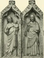 An illustration from Catalogue of the ivory carvings of the Christian era with examples of Mohammedan art and carvings in bone in the Department of British and Mediaeval Antiquities and Ethnography of the British Museum (1909)