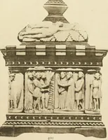 An illustration from Catalogue of the ivory carvings of the Christian era with examples of Mohammedan art and carvings in bone in the Department of British and Mediaeval Antiquities and Ethnography of the British Museum (1909)