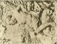 An illustration from Catalogue of the ivory carvings of the Christian era with examples of Mohammedan art and carvings in bone in the Department of British and Mediaeval Antiquities and Ethnography of the British Museum (1909)