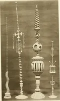 An illustration from Catalogue of the ivory carvings of the Christian era with examples of Mohammedan art and carvings in bone in the Department of British and Mediaeval Antiquities and Ethnography of the British Museum (1909)