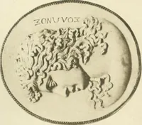 An illustration from Catalogue of the ivory carvings of the Christian era with examples of Mohammedan art and carvings in bone in the Department of British and Mediaeval Antiquities and Ethnography of the British Museum (1909)