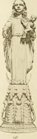 An illustration from Catalogue of the ivory carvings of the Christian era with examples of Mohammedan art and carvings in bone in the Department of British and Mediaeval Antiquities and Ethnography of the British Museum (1909)