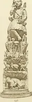 An illustration from Catalogue of the ivory carvings of the Christian era with examples of Mohammedan art and carvings in bone in the Department of British and Mediaeval Antiquities and Ethnography of the British Museum (1909)