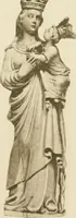 An illustration from Catalogue of the ivory carvings of the Christian era with examples of Mohammedan art and carvings in bone in the Department of British and Mediaeval Antiquities and Ethnography of the British Museum (1909)