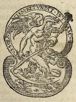 An illustration from Ivstification de la gverre entreprise, commencee et povrsvivie sovz la conduicte de tres-valeureux & debonnaire Prince Monseigneur le Duc de Mayenne. Par les Catholiques de la France contre les heretiques leurs defenseurs, fauteurs, complices & alliez, contenant responce aux raisons amenees par les Politiques contre icelle guerre & entreprise. (1589)