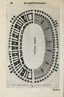 Picture 7 of 11 from Ivsti LipsI De amphitheatro liber : in quo forma ipsa loci espressa, & ratio spectandi : cum aeneis figuris : omnia avctiora vel meliora (1598), leaf 76