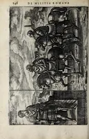 Picture 4 of 25 from Ivsti LipsI De militia romana libri qvinqve : commentarivs ad Polybivm, e parte primâ Historicae facis (1595), leaf 182