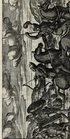 An illustration from Ivsti LipsI De militia romana libri qvinqve : commentarivs ad Polybivm, e parte primâ Historicae facis (1595)
