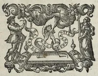 An illustration from Ivsti LipsI De militia romana libri qvinqve : commentarivs ad Polybivm, e parte primâ Historicae facis (1595)