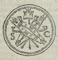 Picture 21 of 25 from Ivsti LipsI De militia romana libri qvinqve : commentarivs ad Polybivm, e parte primâ Historicae facis (1595), leaf 667