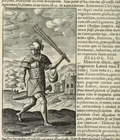An illustration from Ivusti LipsI De militia Romana libri qvinqve : commentarivs ad Polybium (1630)