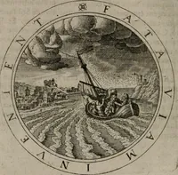 An illustration from Jacobi Bornitii emblemata ethico politica : ingenuâ atque eruditâ interpretatione nunc primùm illustrata / per M. Nicolaum Meerfeldt... (1669)