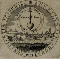 An illustration from Jacobi Bornitii emblemata ethico politica : ingenuâ atque eruditâ interpretatione nunc primùm illustrata / per M. Nicolaum Meerfeldt... (1669)