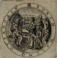 An illustration from Jacobi Bornitii emblemata ethico politica : ingenuâ atque eruditâ interpretatione nunc primùm illustrata / per M. Nicolaum Meerfeldt... (1669)