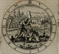 An illustration from Jacobi Bornitii emblemata ethico politica : ingenuâ atque eruditâ interpretatione nunc primùm illustrata / per M. Nicolaum Meerfeldt... (1669)