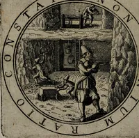 An illustration from Jacobi Bornitii emblemata ethico politica : ingenuâ atque eruditâ interpretatione nunc primùm illustrata / per M. Nicolaum Meerfeldt... (1669)