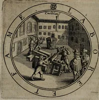 An illustration from Jacobi Bornitii emblemata ethico politica : ingenuâ atque eruditâ interpretatione nunc primùm illustrata / per M. Nicolaum Meerfeldt... (1669)