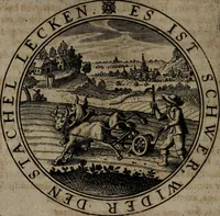 An illustration from Jacobi Bornitii emblemata ethico politica : ingenuâ atque eruditâ interpretatione nunc primùm illustrata / per M. Nicolaum Meerfeldt... (1669)