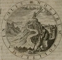 Picture 10 of 107 from Jacobi Bornitii emblemata ethico politica : ingenuâ atque eruditâ interpretatione nunc primùm illustrata / per M. Nicolaum Meerfeldt... (1669), leaf 17