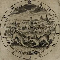 An illustration from Jacobi Bornitii emblemata ethico politica : ingenuâ atque eruditâ interpretatione nunc primùm illustrata / per M. Nicolaum Meerfeldt... (1669)
