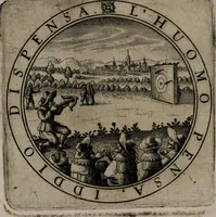An illustration from Jacobi Bornitii emblemata ethico politica : ingenuâ atque eruditâ interpretatione nunc primùm illustrata / per M. Nicolaum Meerfeldt... (1669)