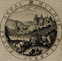 Picture 99 of 107 from Jacobi Bornitii emblemata ethico politica : ingenuâ atque eruditâ interpretatione nunc primùm illustrata / per M. Nicolaum Meerfeldt... (1669), leaf 193