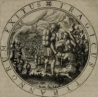 An illustration from Jacobi Bornitii emblemata ethico politica : ingenuâ atque eruditâ interpretatione nunc primùm illustrata / per M. Nicolaum Meerfeldt... (1669)